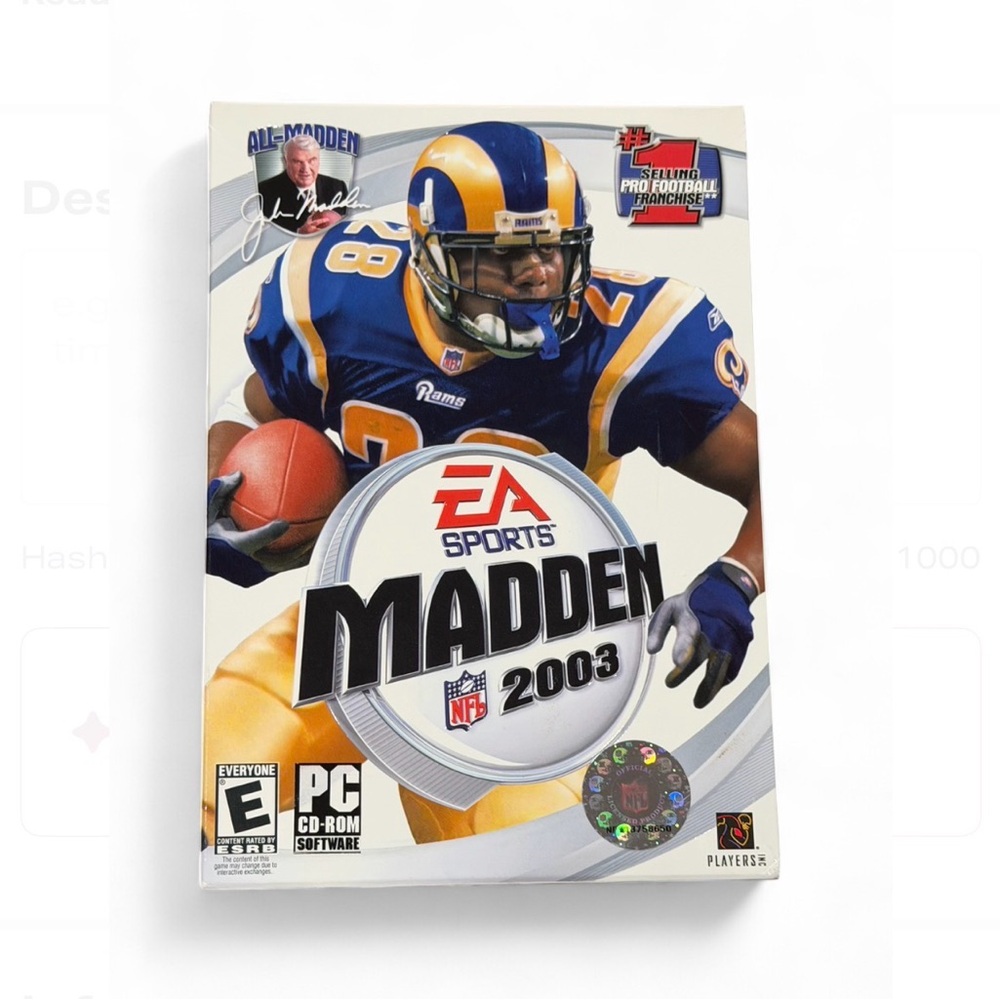 Madden 2003 PC Game